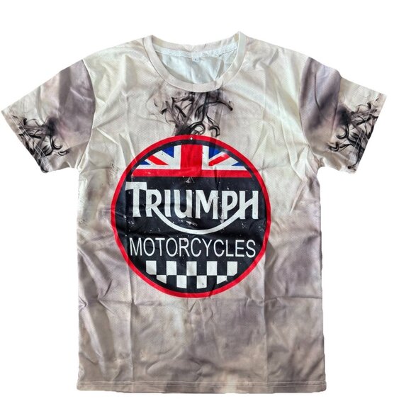 Official Product Other - TRIUMPH MOTORCYCLES RACING shirt JERSEY TEE ORIGINAL SIZE L Brand new